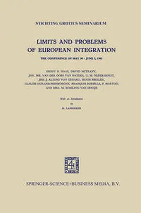 Haas / Landheer |  Limits and Problems of European Integration | eBook | Sack Fachmedien