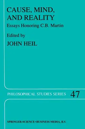 Heil |  Cause, Mind, and Reality | Buch |  Sack Fachmedien