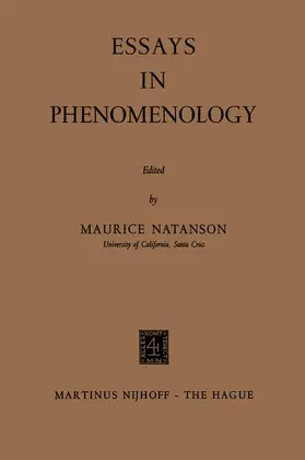 Natanson |  Essays in Phenomenology | Buch |  Sack Fachmedien