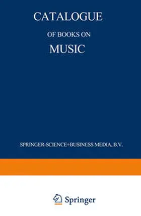 Nijhoff |  Catalogue of Books on Music | eBook | Sack Fachmedien