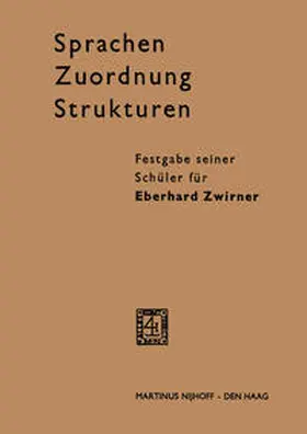 Zwirner | Sprachen - Zuordnung - Strukturen | E-Book | sack.de