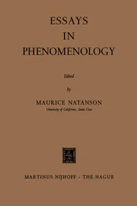 Natanson |  Essays in Phenomenology | eBook | Sack Fachmedien