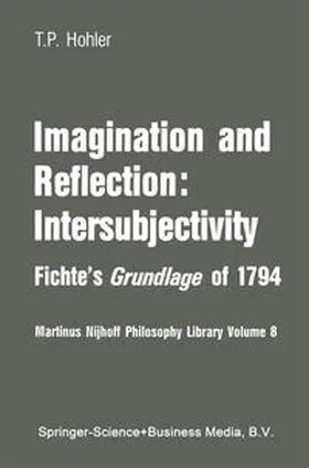 Hohler |  Imagination and Reflection: Intersubjectivity | eBook | Sack Fachmedien