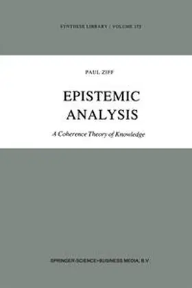 Ziff | Epistemic Analysis | E-Book | sack.de