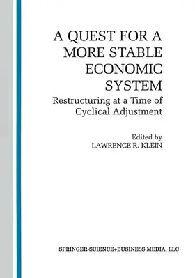 Moriguchi / Amano / Klein |  A Quest for a More Stable World Economic System | Buch |  Sack Fachmedien
