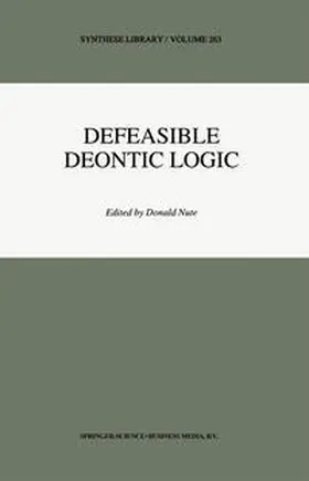 Nute |  Defeasible Deontic Logic | eBook | Sack Fachmedien
