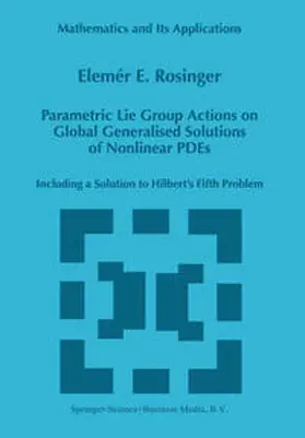 Rosinger | Parametric Lie Group Actions on Global Generalised Solutions of Nonlinear PDEs | E-Book | sack.de