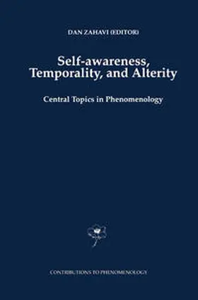 Zahavi |  Self-Awareness, Temporality, and Alterity | eBook | Sack Fachmedien