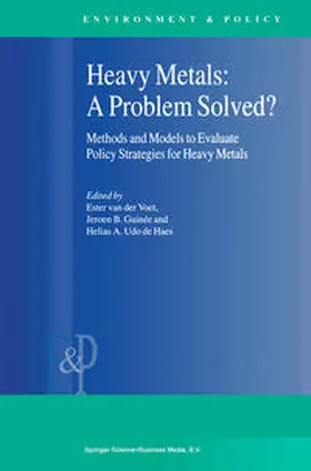 van der Voet / Guinée / Udo de Haes |  Heavy Metals: A Problem Solved? | eBook | Sack Fachmedien
