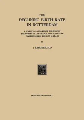 Sanders |  The Declining Birth Rate in Rotterdam | Buch |  Sack Fachmedien