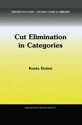 Dosen | Cut Elimination in Categories | E-Book | sack.de