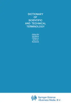 Dictionary of Scientific and Technical Terminology | E-Book | sack.de