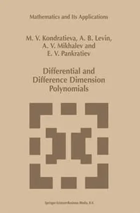 Mikhalev / Levin / Pankratiev | Differential and Difference Dimension Polynomials | E-Book | sack.de