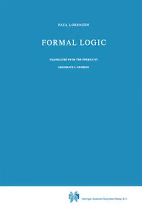Lorenzen |  Formal Logic | eBook | Sack Fachmedien