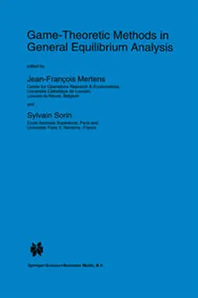Mertens / Sorin |  Game-Theoretic Methods in General Equilibrium Analysis | eBook | Sack Fachmedien