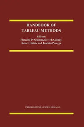 D'Agostino / Gabbay / Hähnle |  Handbook of Tableau Methods | eBook | Sack Fachmedien