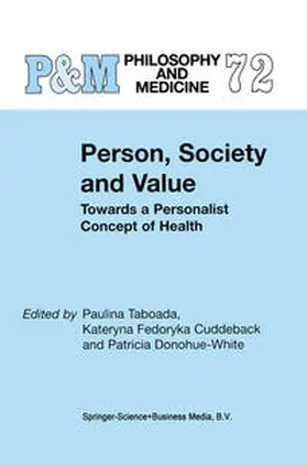Taboada / Cuddeback / Donohue-White |  Person, Society and Value | eBook | Sack Fachmedien