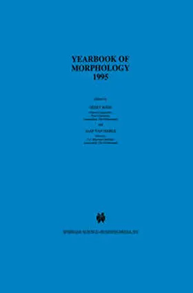 Booij / van Marle |  Yearbook of Morphology 1995 | eBook | Sack Fachmedien