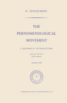 Spiegelberg | The Phenomenological Movement | E-Book | www2.sack.de