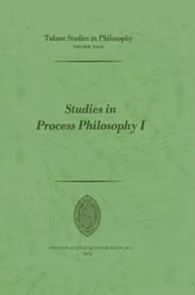 Whittemore |  Studies in Process Philosophy I | eBook | Sack Fachmedien