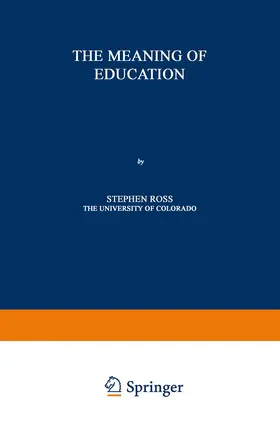 Ross |  The Meaning of Education | Buch |  Sack Fachmedien