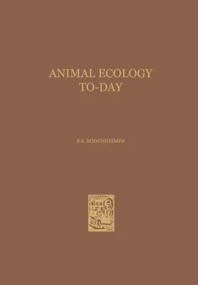 Bodenheimer |  Animal Ecology To-Day | Buch |  Sack Fachmedien