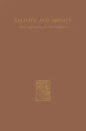 Boyko |  Salinity and Aridity | eBook | Sack Fachmedien