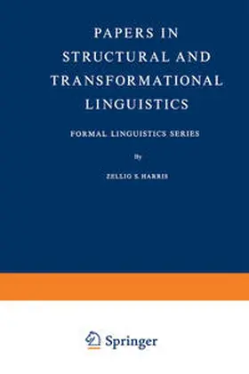 Harris |  Papers in Structural and Transformational Linguistics | eBook | Sack Fachmedien