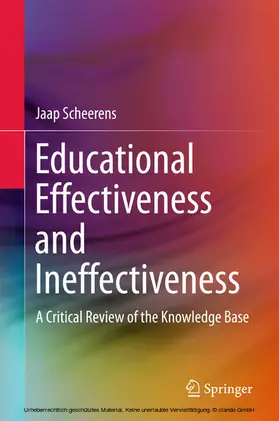 Scheerens | Educational Effectiveness and Ineffectiveness | E-Book | sack.de