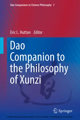 Hutton |  Dao Companion to the Philosophy of Xunzi | eBook | Sack Fachmedien
