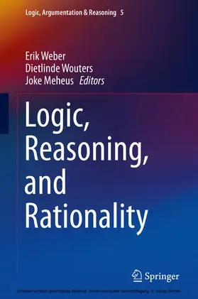 Weber / Wouters / Meheus |  Logic, Reasoning, and Rationality | eBook | Sack Fachmedien