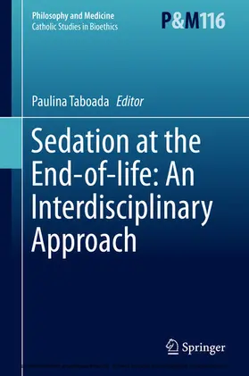 Taboada |  Sedation at the End-of-life: An Interdisciplinary Approach | eBook | Sack Fachmedien