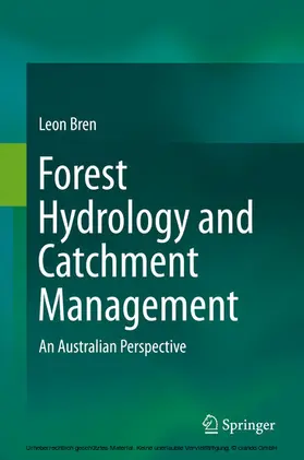 Bren | Forest Hydrology and Catchment Management | E-Book | sack.de