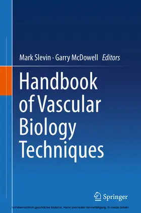Slevin / McDowell |  Handbook of Vascular Biology Techniques | eBook | Sack Fachmedien