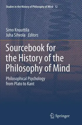 Sihvola / Knuuttila |  Sourcebook for the History of the Philosophy of Mind | Buch |  Sack Fachmedien