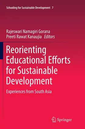 Kanaujia / Gorana |  Reorienting Educational Efforts for Sustainable Development | Buch |  Sack Fachmedien