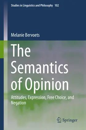 Bervoets |  The Semantics of Opinion | eBook | Sack Fachmedien