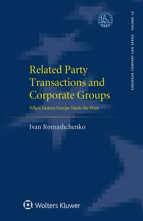 Romashchenko |  Related Party Transactions and Corporate Groups | Buch |  Sack Fachmedien