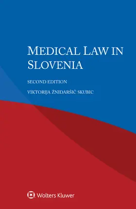 Skubic |  Medical Law in Slovenia | Buch |  Sack Fachmedien