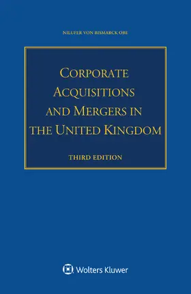 von Bismarck OBE |  Corporate Acquisitions and Mergers in the United Kingdom | Buch |  Sack Fachmedien