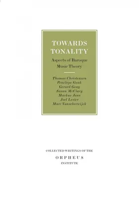 Christensen / Gouk / Geay |  Towards Tonality | eBook | Sack Fachmedien