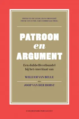 Van De Velde / Smessaert / Van Eynde |  Patroon en argument | eBook | Sack Fachmedien