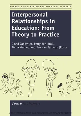 Zandvliet / Brok / Mainhard | Interpersonal Relationships in Education: From Theory to Practice | E-Book | sack.de