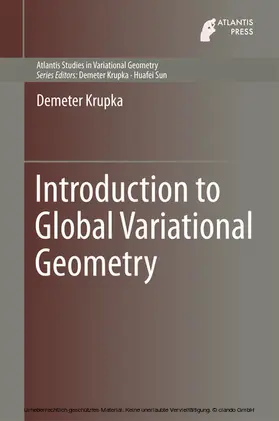 Krupka |  Introduction to Global Variational Geometry | eBook | Sack Fachmedien