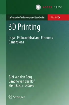 van den Berg / Kosta / van der Hof |  3D Printing | Buch |  Sack Fachmedien