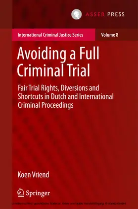 Vriend | Avoiding a Full Criminal Trial | E-Book | sack.de