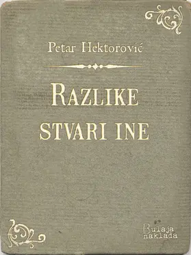 Hektorovic / Hektorovic |  Razlike stvari ine | eBook | Sack Fachmedien