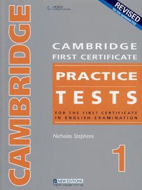 Stephens |  Cambridge First Certificate Practice Tests 1 Teacher's Book | Buch |  Sack Fachmedien