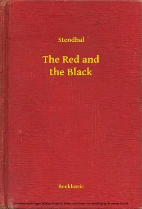 Stendhal |  The Red and the Black | eBook | Sack Fachmedien