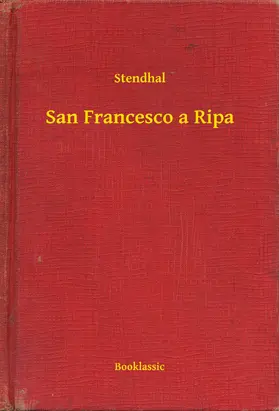 Stendhal |  San Francesco a Ripa | eBook | Sack Fachmedien